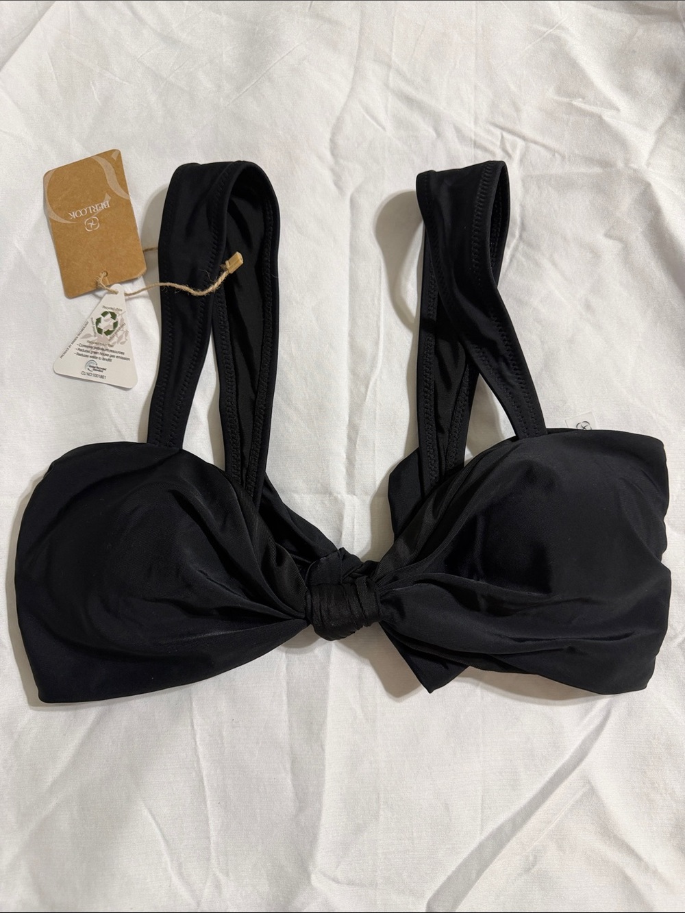 Black Berlook Bikini Top Large